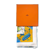 Hermes Double-Sided Silk Scarf 90cm