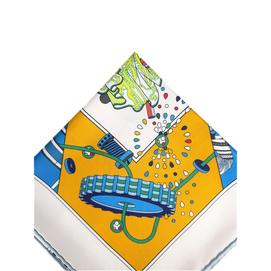 Hermes Double-Sided Silk Scarf 90cm