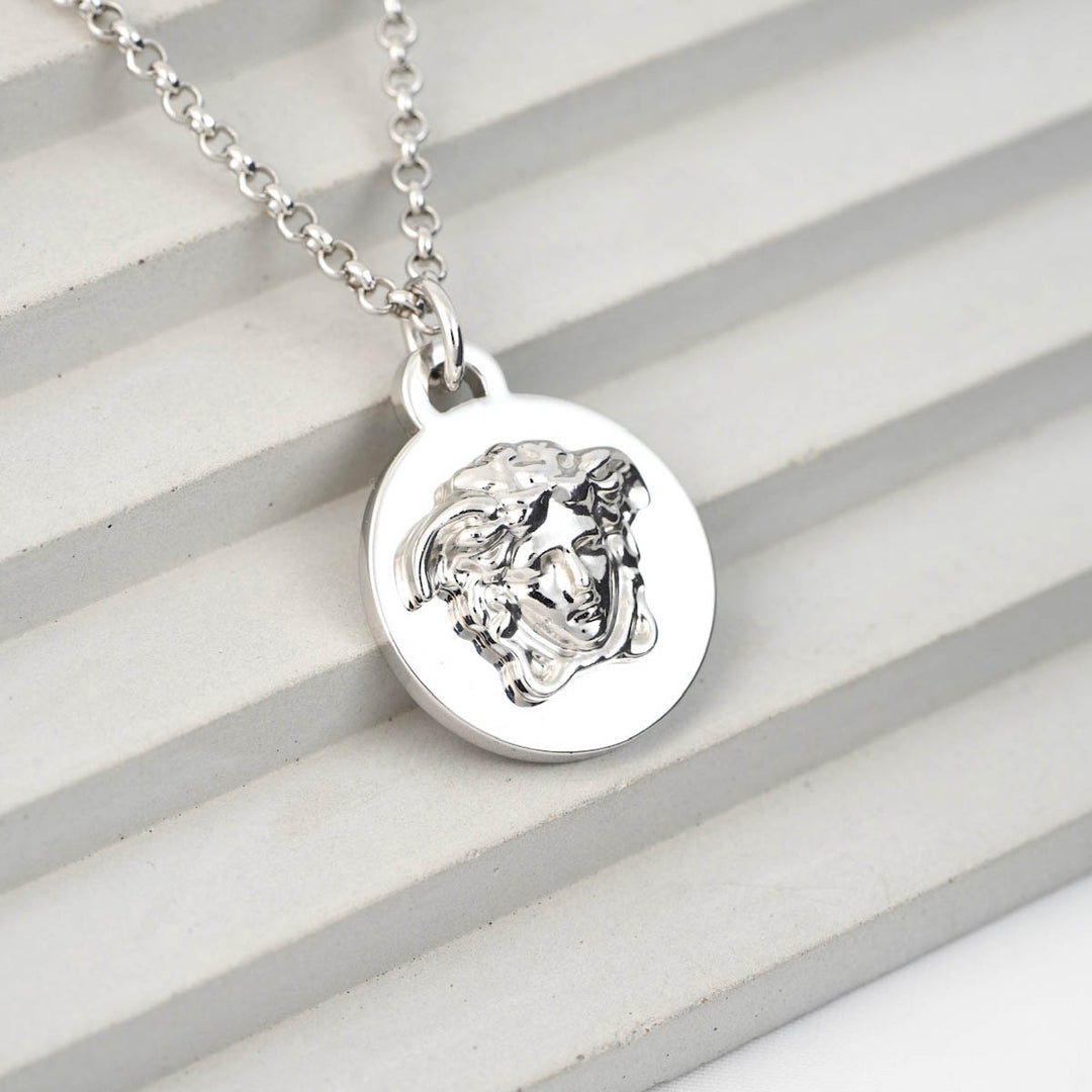 Versace Round Medusa Necklace