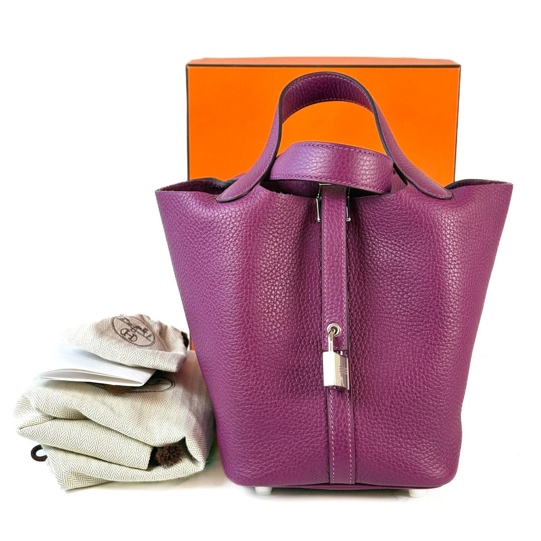 Hermes Picotin 18cm Bag TC Anemone