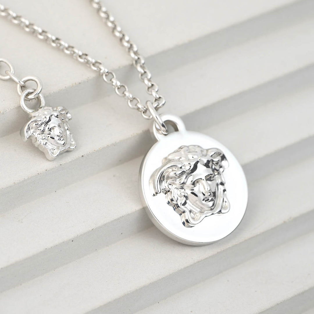 Versace Round Medusa Necklace