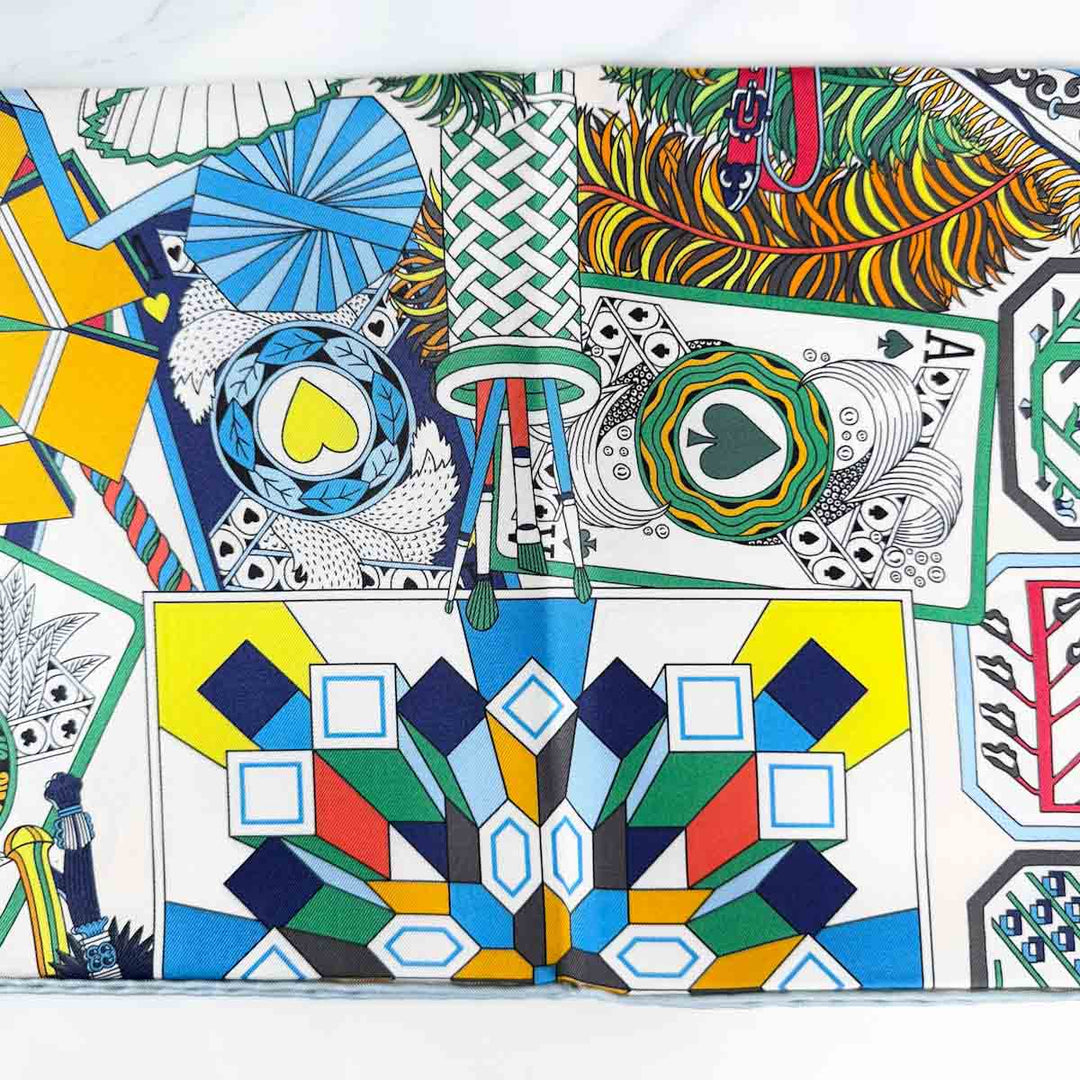 Hermes Double-Sided Silk Scarf 90cm