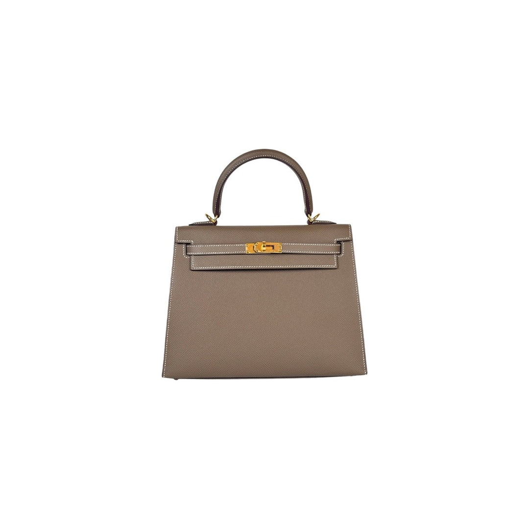 Hermes Kelly 25cm Bag Etoupe Epsom
