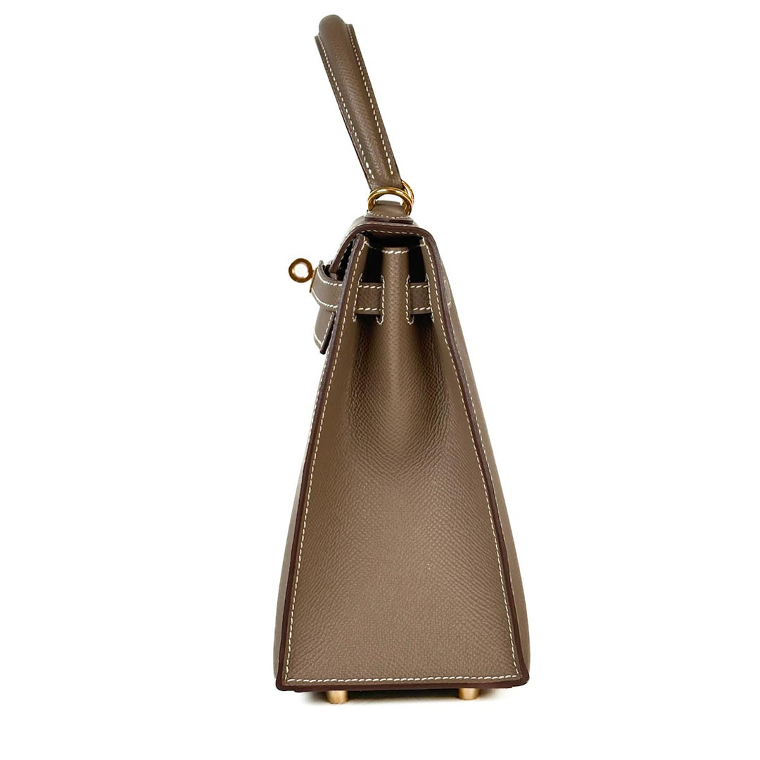 Hermes Kelly 25cm Bag Etoupe Epsom