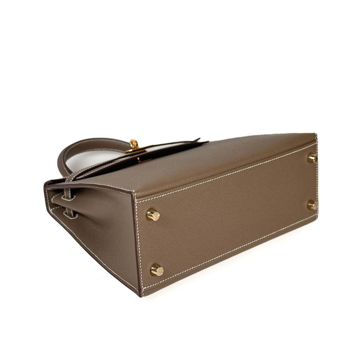 Hermes Kelly 25cm Bag Etoupe Epsom