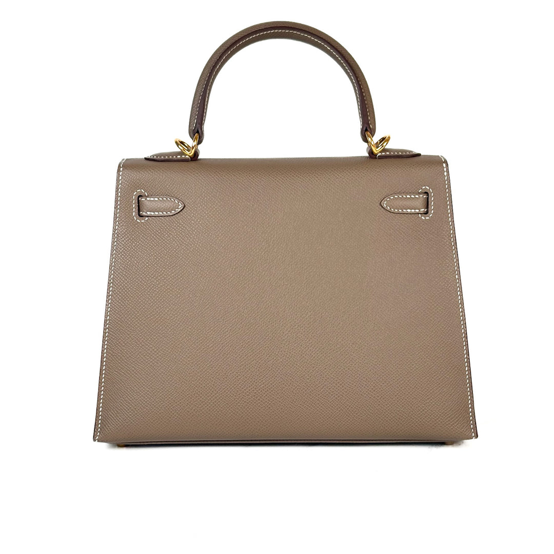 Hermes Kelly 25cm Bag Etoupe Epsom