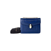 Bvlgari Serpenti Bag Cross Body Blue Mini Bag