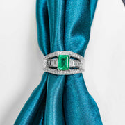 Emerald Ring D0.8 d0.56ct PT Muzo Minor - Jiaxyk