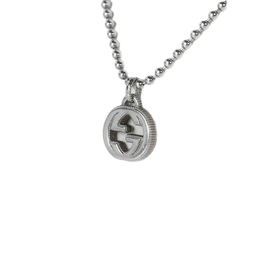 Gucci Interlocking Small G Silver Necklace