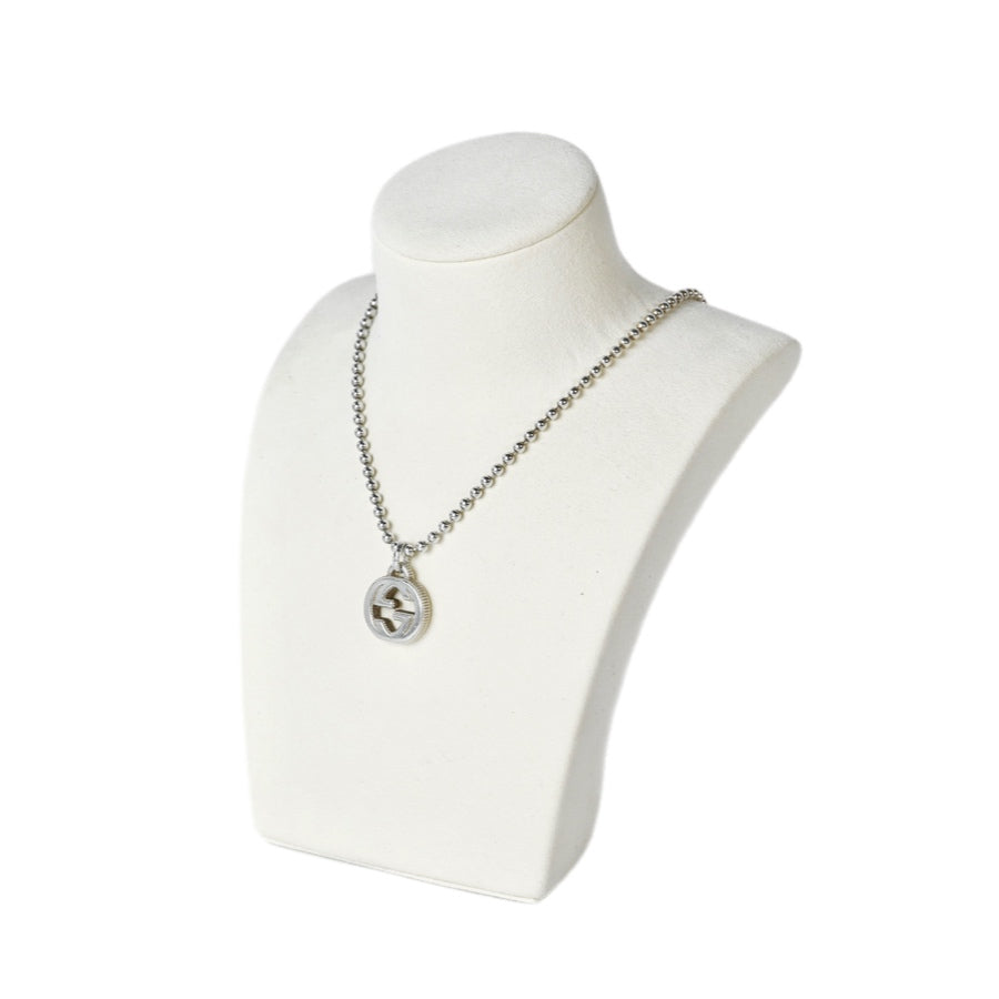 Gucci Interlocking Small G Silver Necklace
