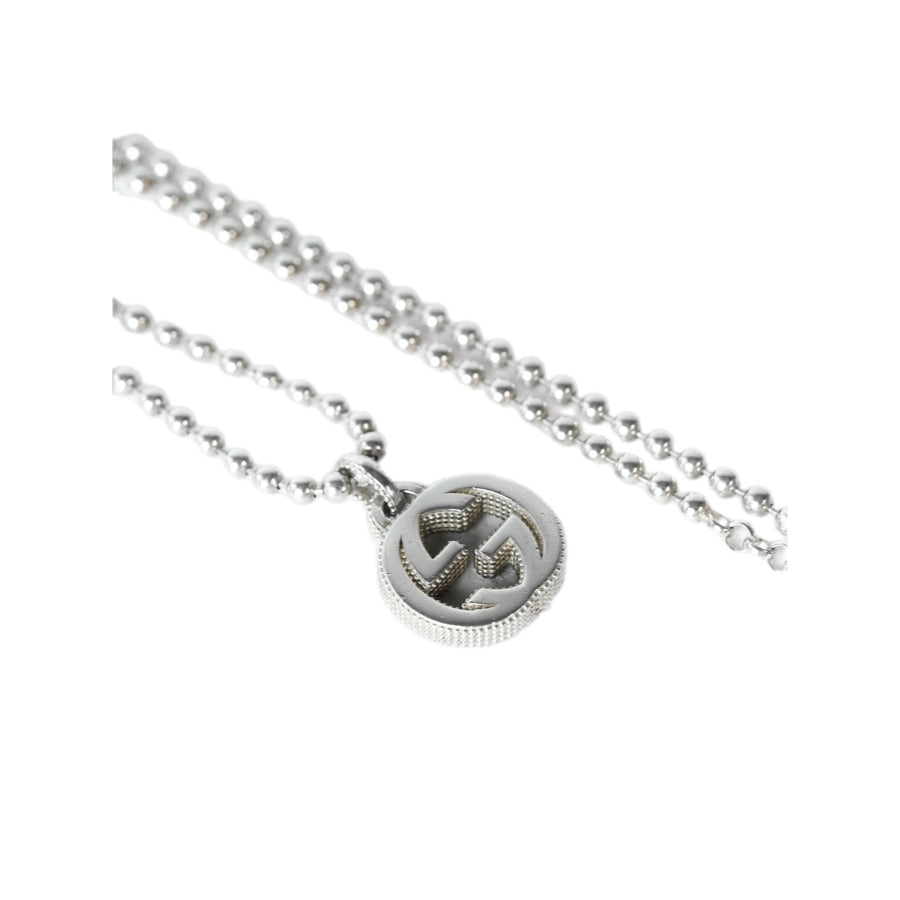Gucci Interlocking Small G Silver Necklace