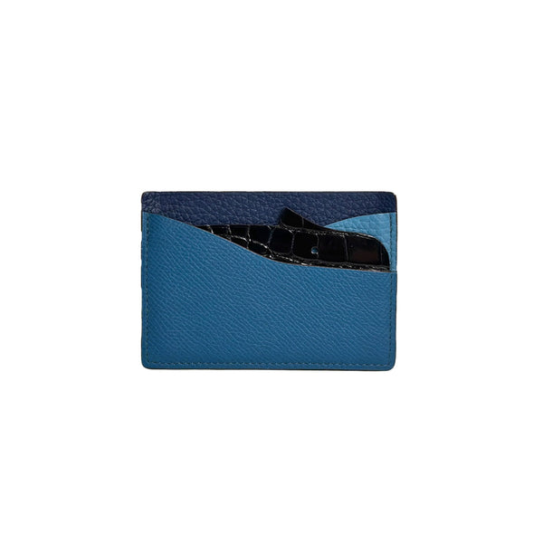 Hermes Histoire Naturelle Blue Card Holder | JK Store