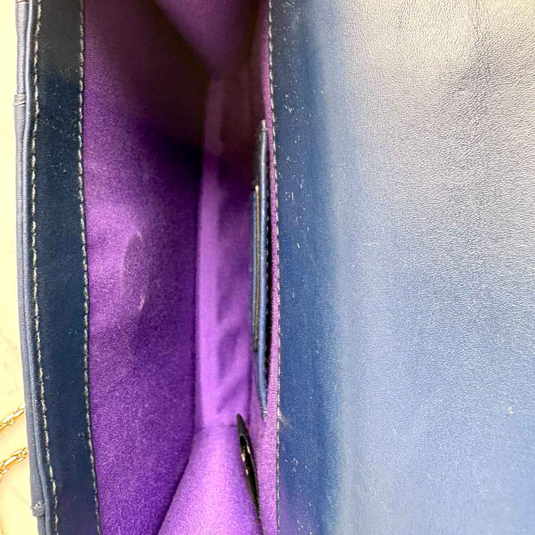 Bvlgari Serpenti Bag Cross Body Blue Mini Bag