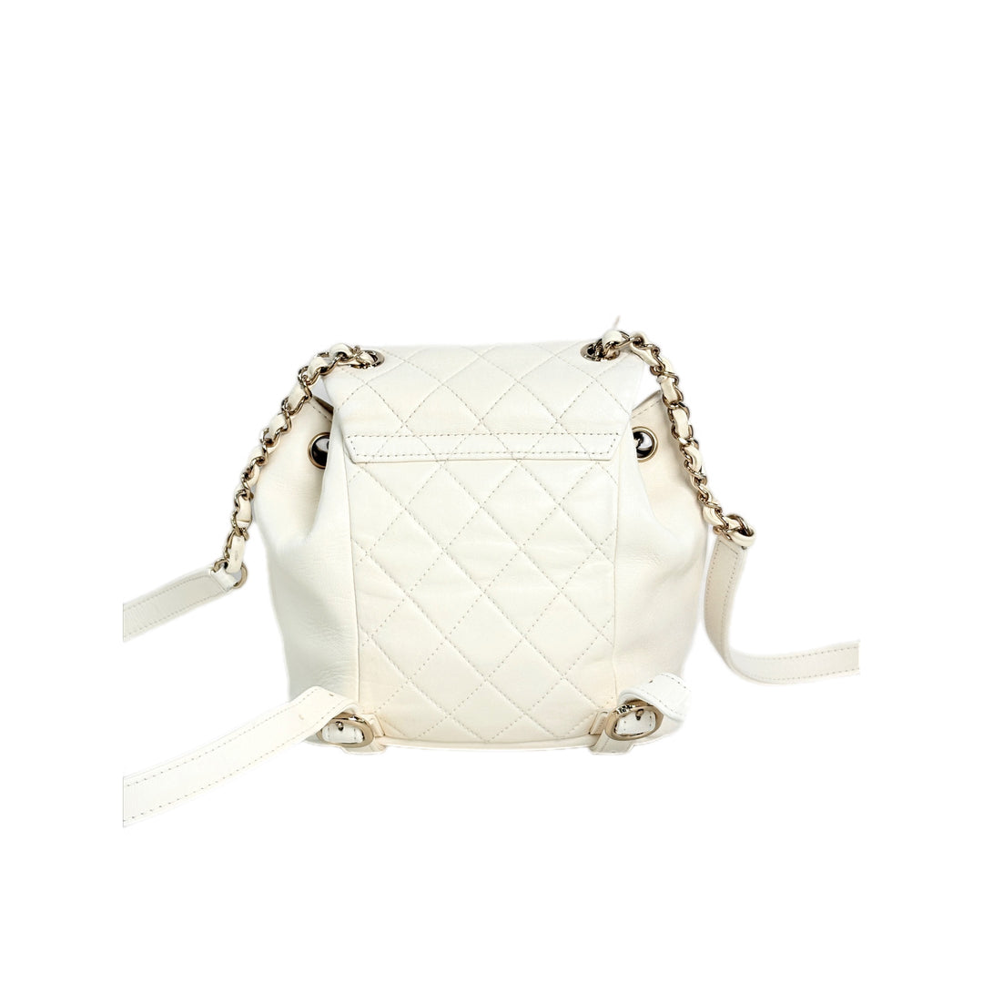 Chanel Backpack Duma Mini White Bag