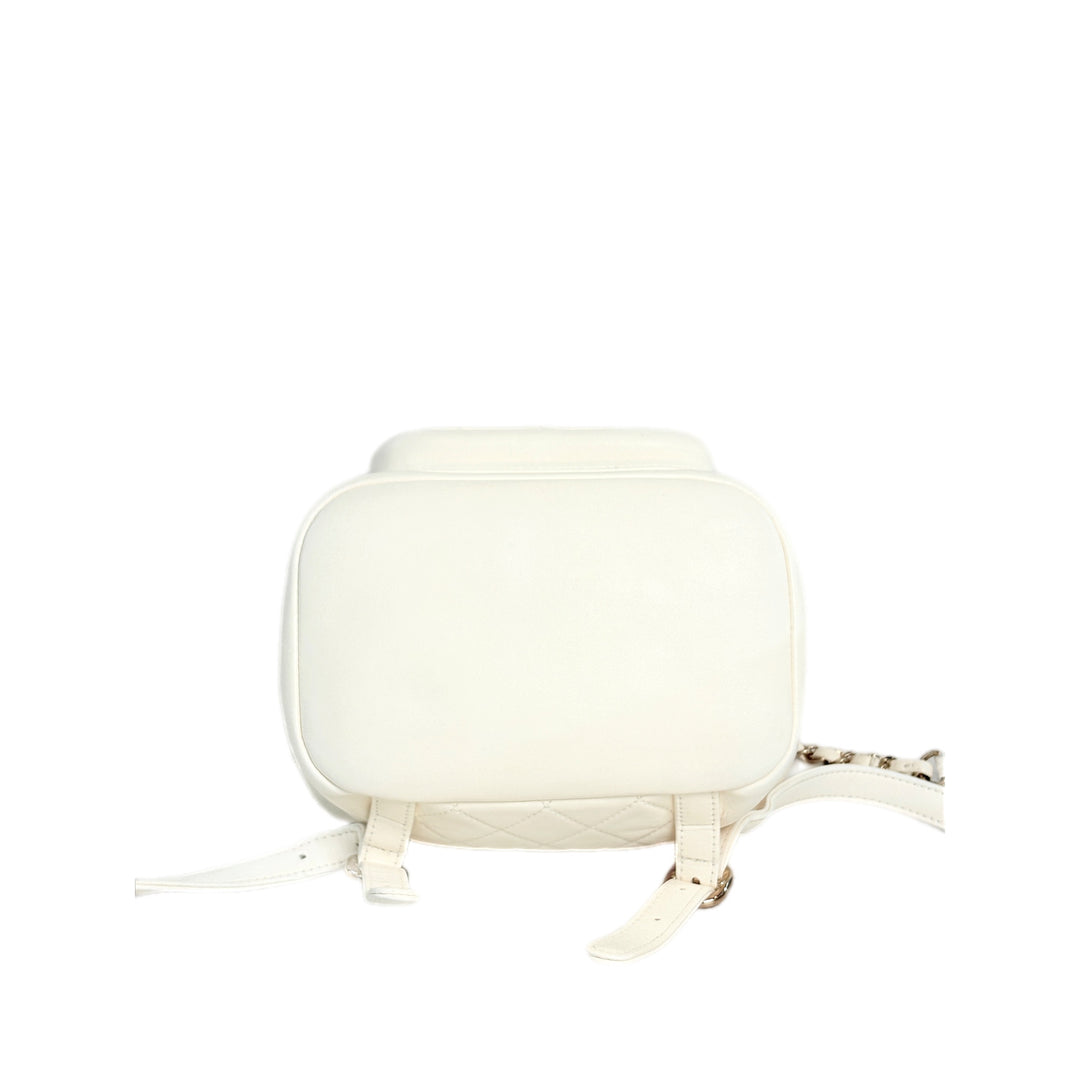Chanel Backpack Duma Mini White Bag