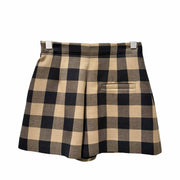 Dior Caramel and Black Wool Wrap skirt #36
