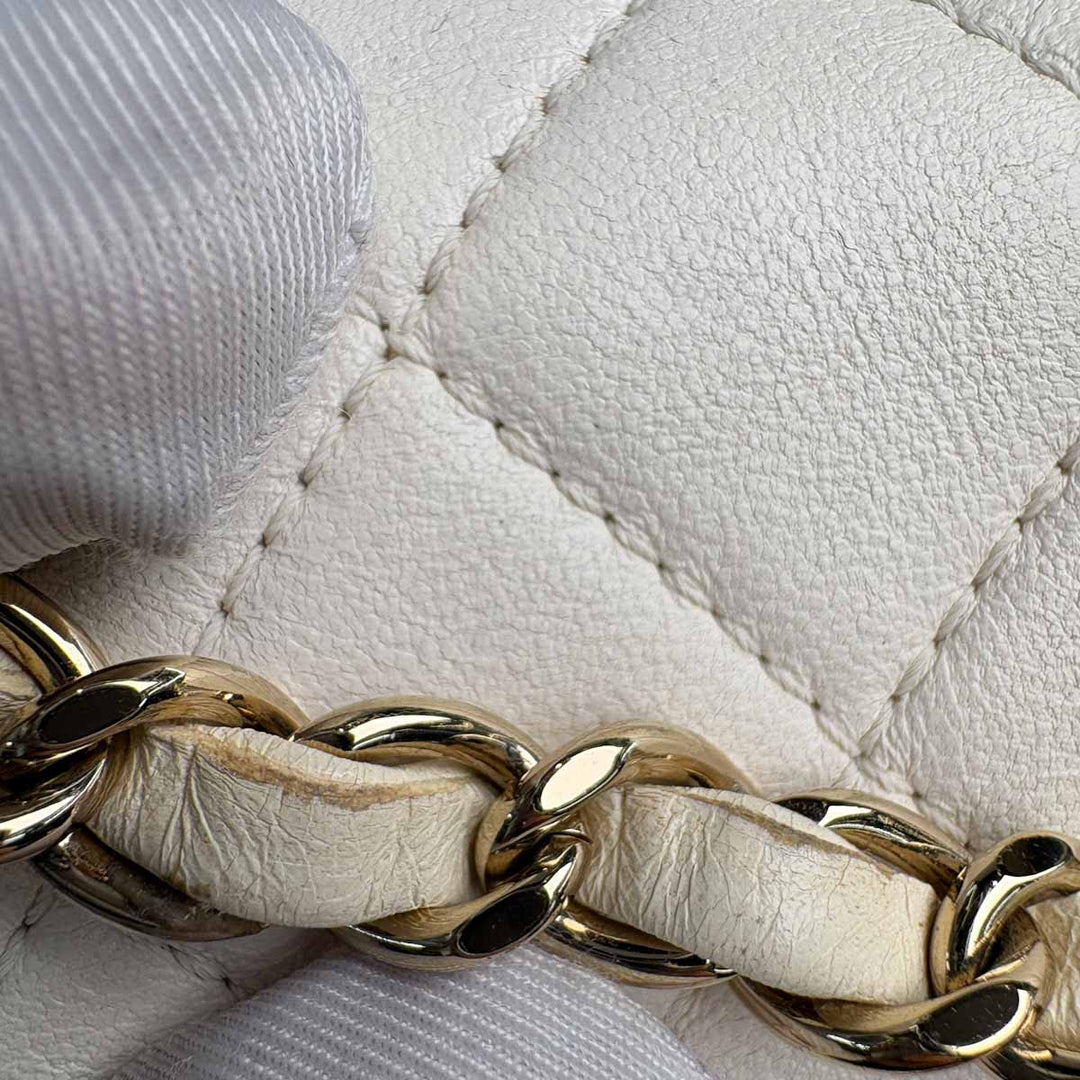 Chanel Backpack Duma Mini White Bag