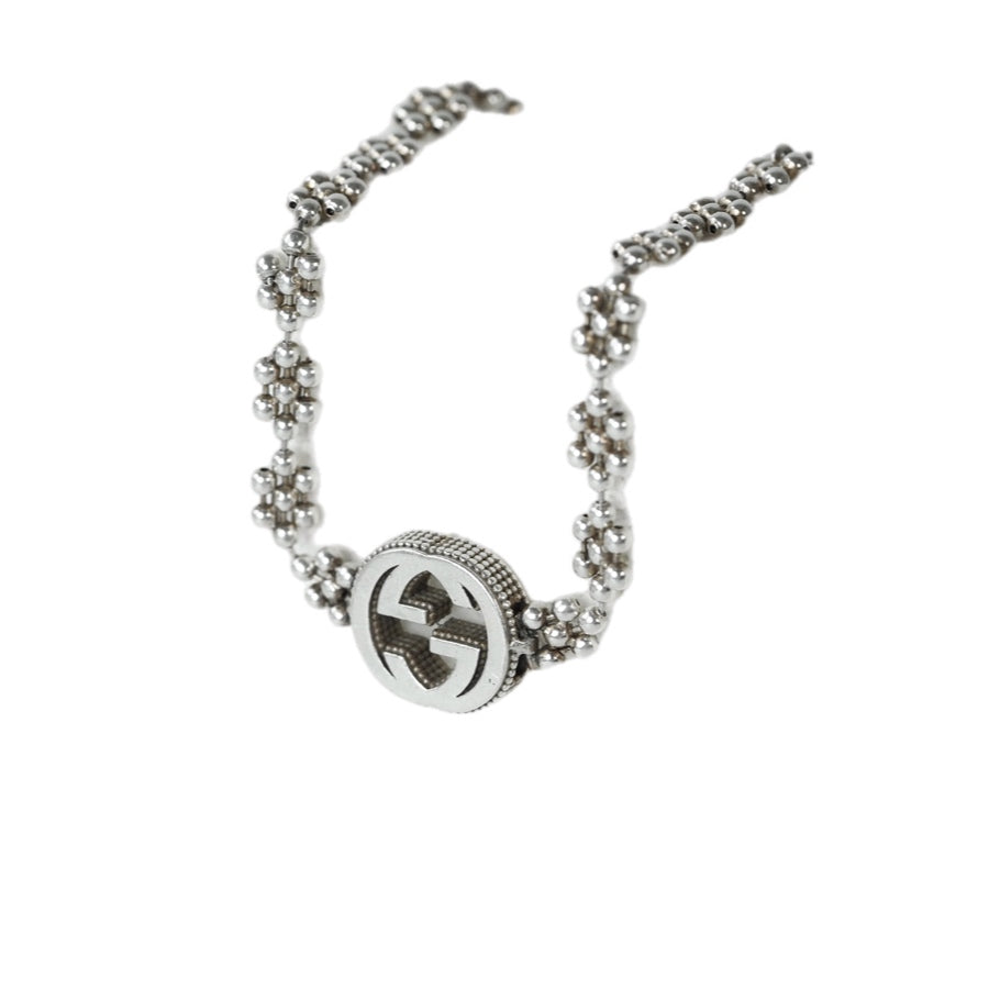 Gucci Interlocking G Silver Bracelet Jewelry