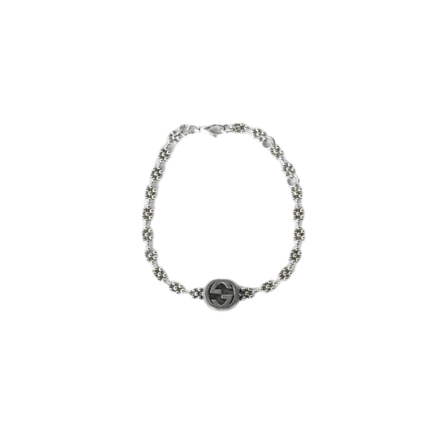 Gucci Interlocking G Silver Bracelet Jewelry