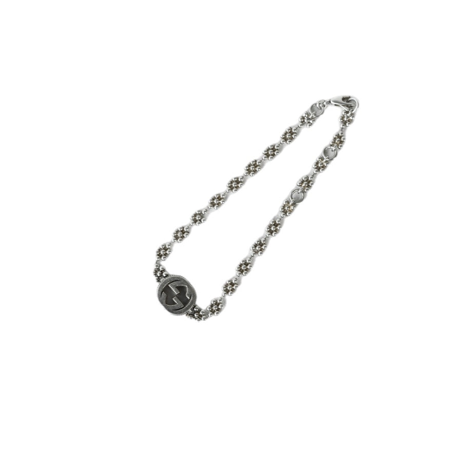 Gucci Interlocking G Silver Bracelet Jewelry
