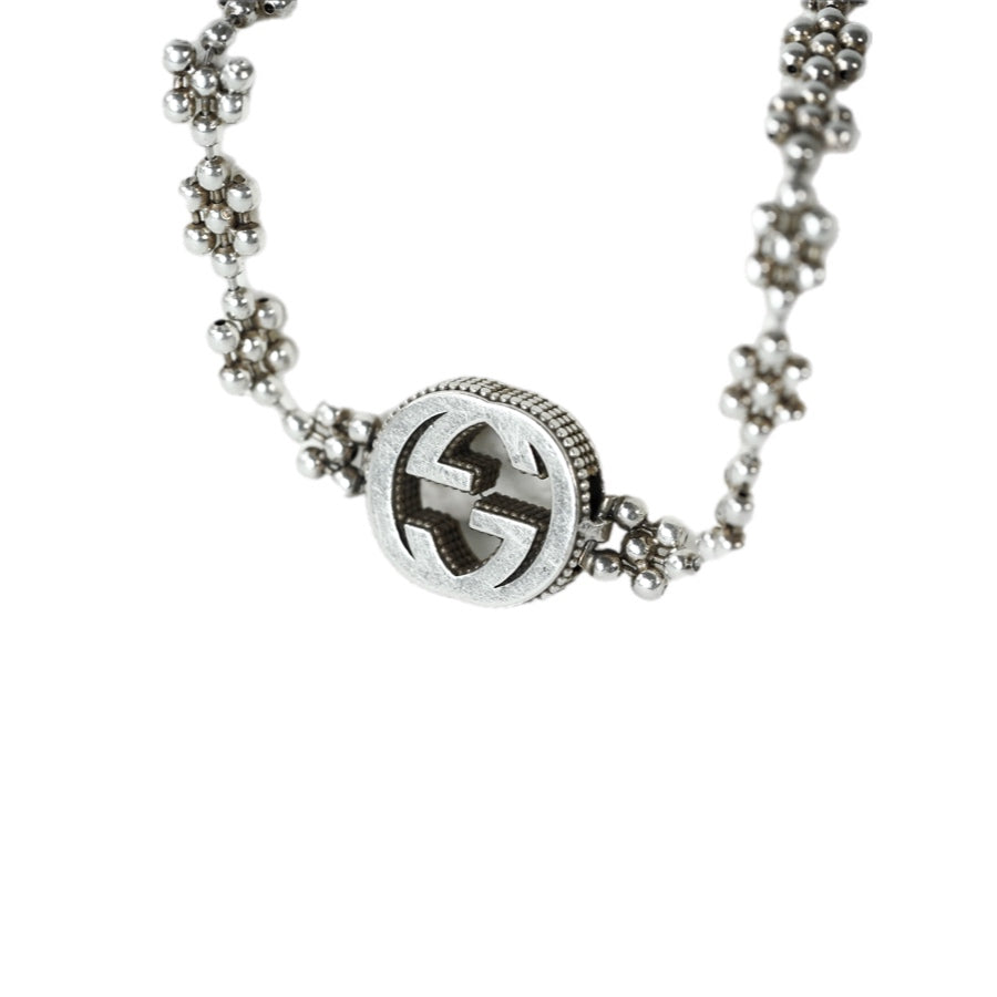 Gucci Interlocking G Silver Bracelet Jewelry