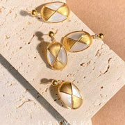 Shell Diamond Earrings - Jiaxyk