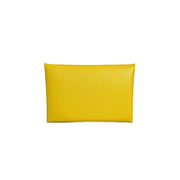 Hermes Yellow Calvi Card Holder - Jiaxyk