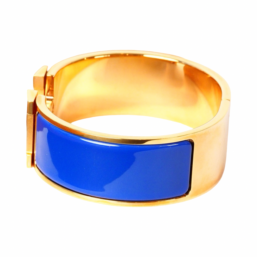 Hermes Accessories H Clic Bracelet Blue