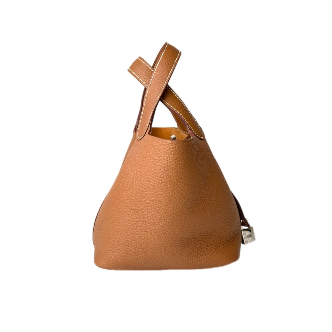 Hermes Picotin 18 Bag Gold Bag