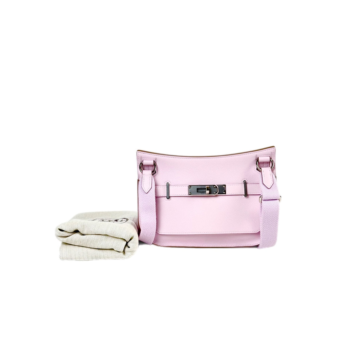 Hermes Mini Jypsiere Bag Mauve Pale Evercolor