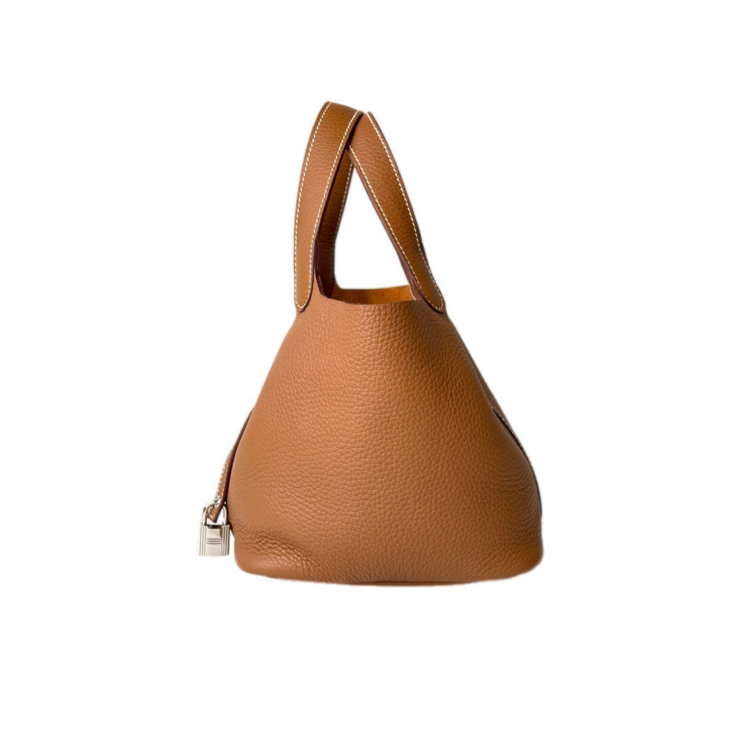 Hermes Picotin 18 Bag Gold Bag