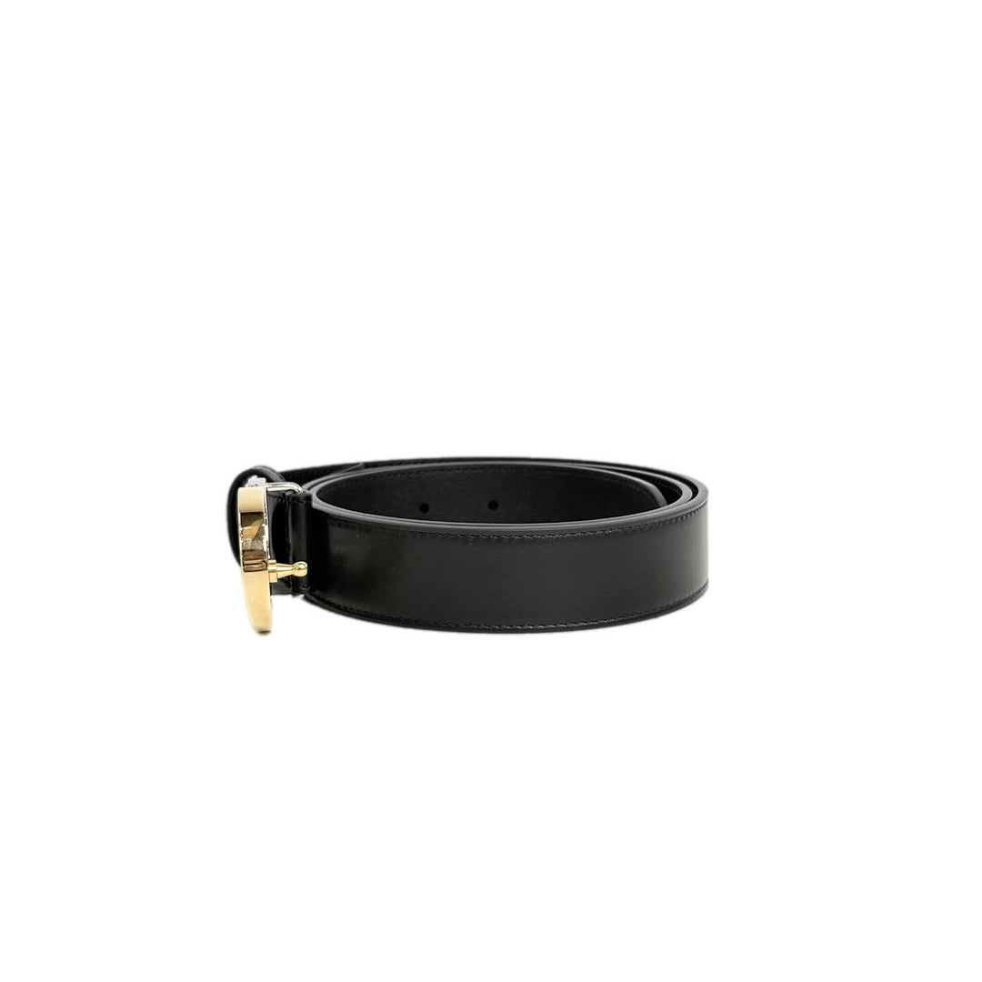 Gucci Two Tone GG Logo Belt 90CM