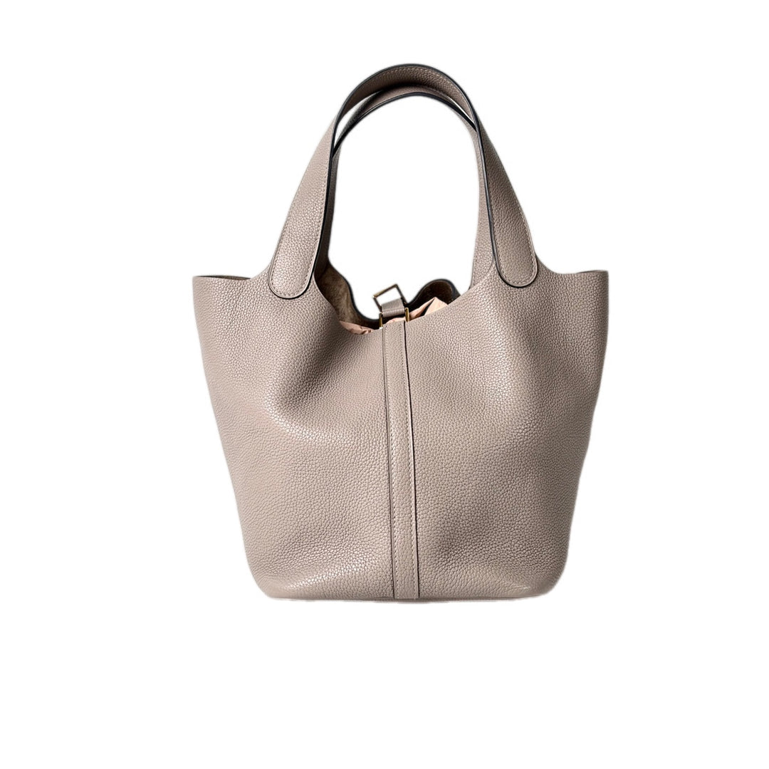Hermes Picotin 22 Bag Maurice M8 Gris Asphalte