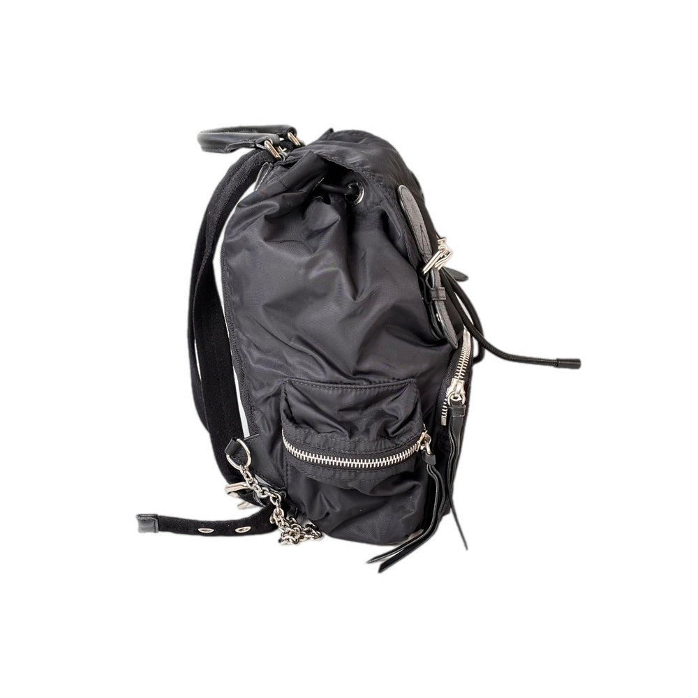 Burberry Black Nylon Backpack Bag