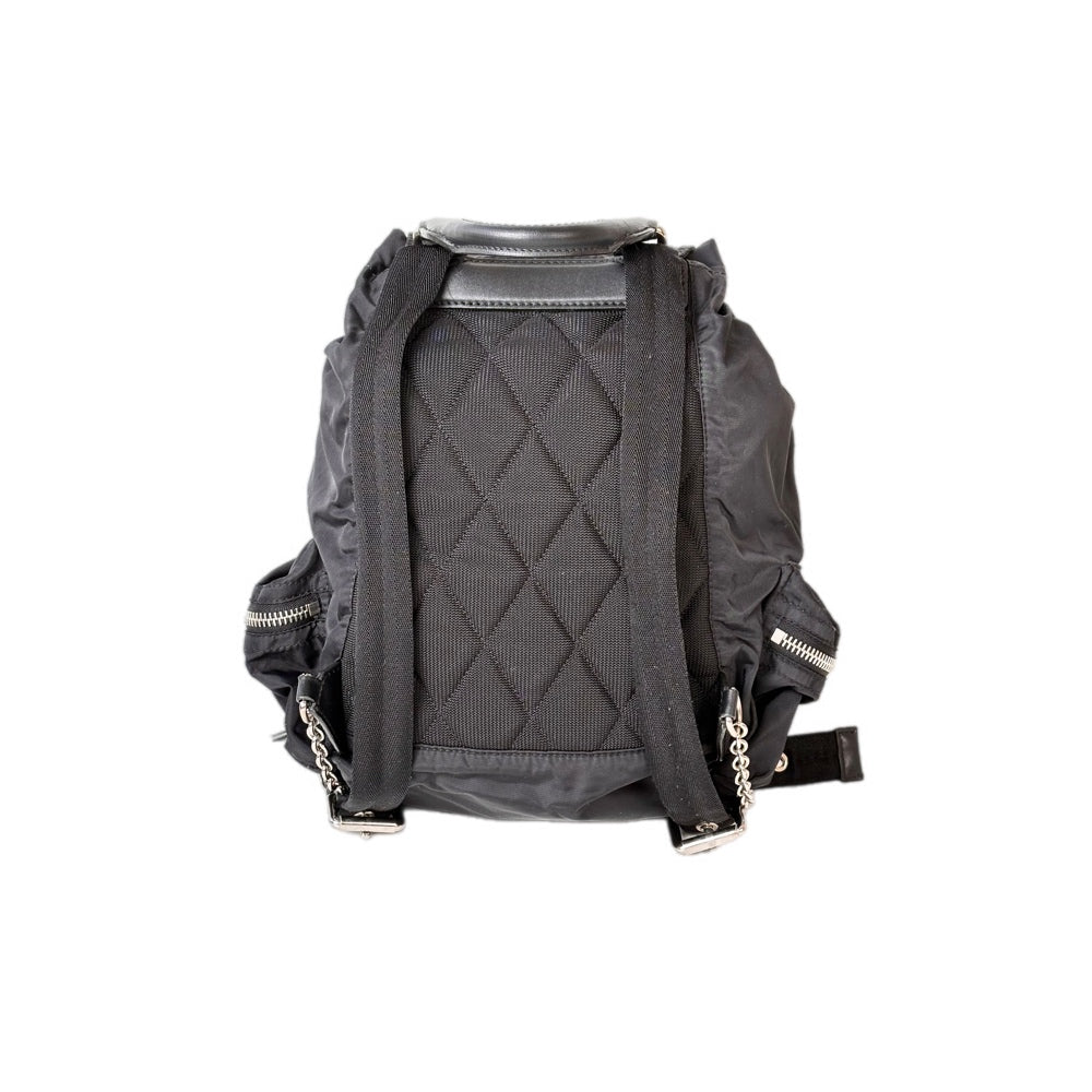 Burberry Black Nylon Backpack Bag