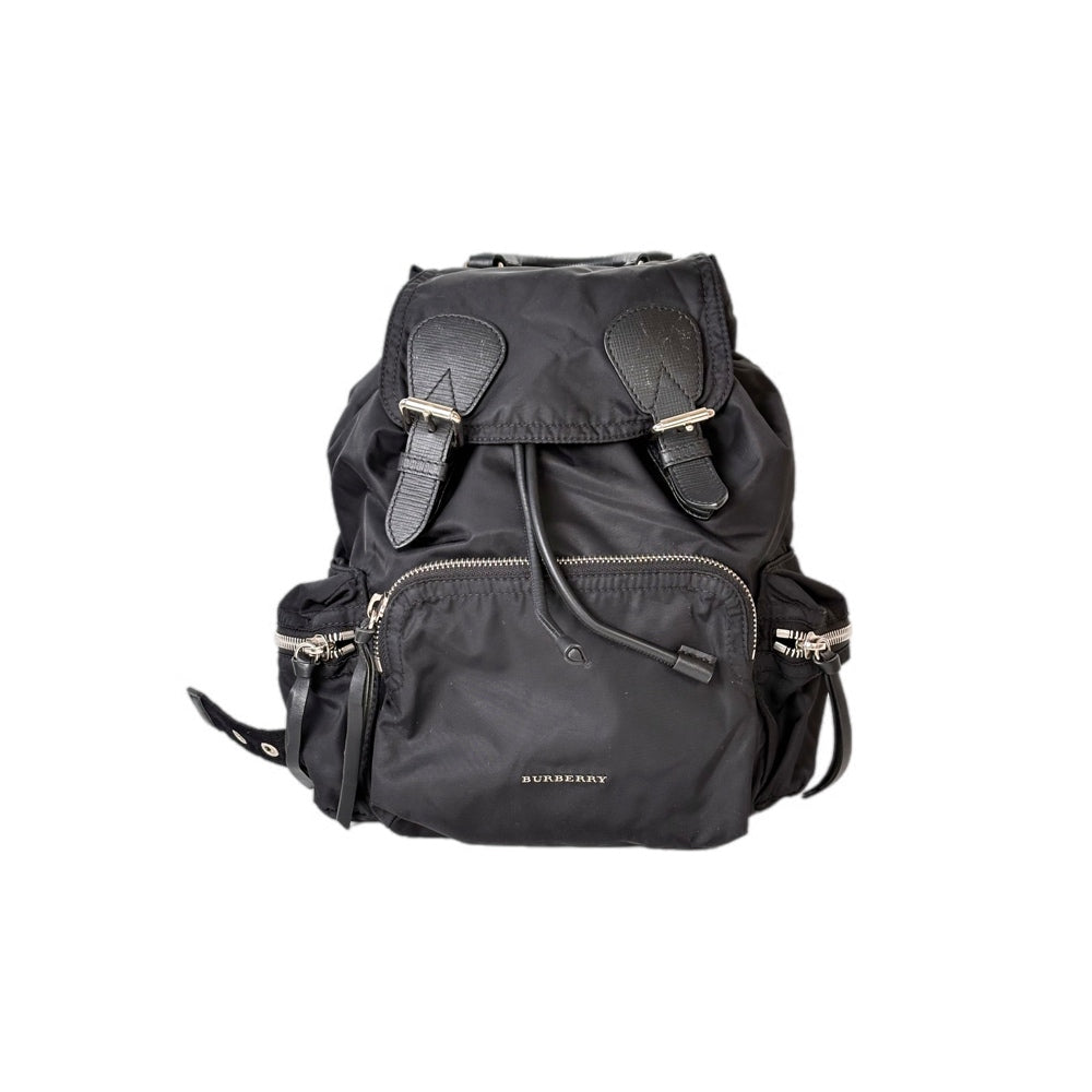 Burberry Black Nylon Backpack Bag