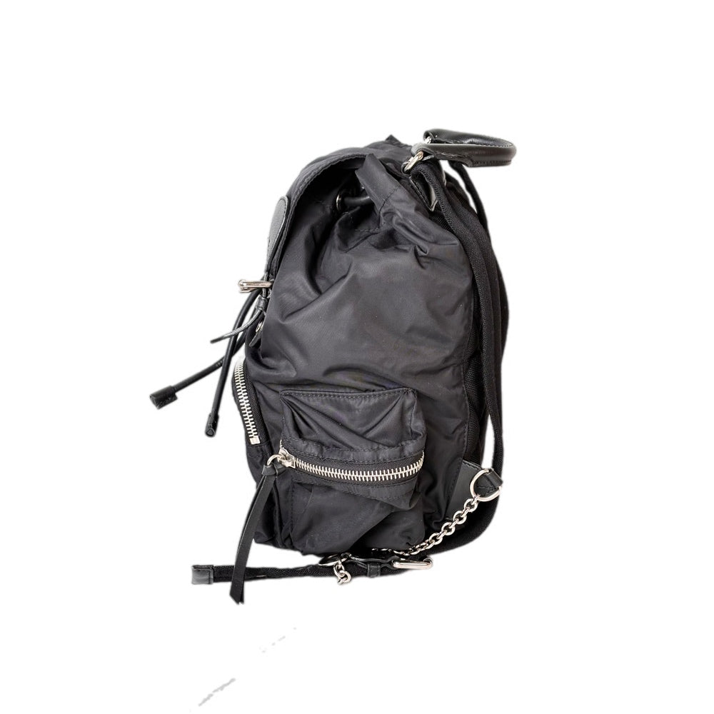 Burberry Black Nylon Backpack Bag