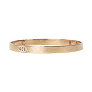 Hermes H d’Ancre Bangle 18K Rose Gold