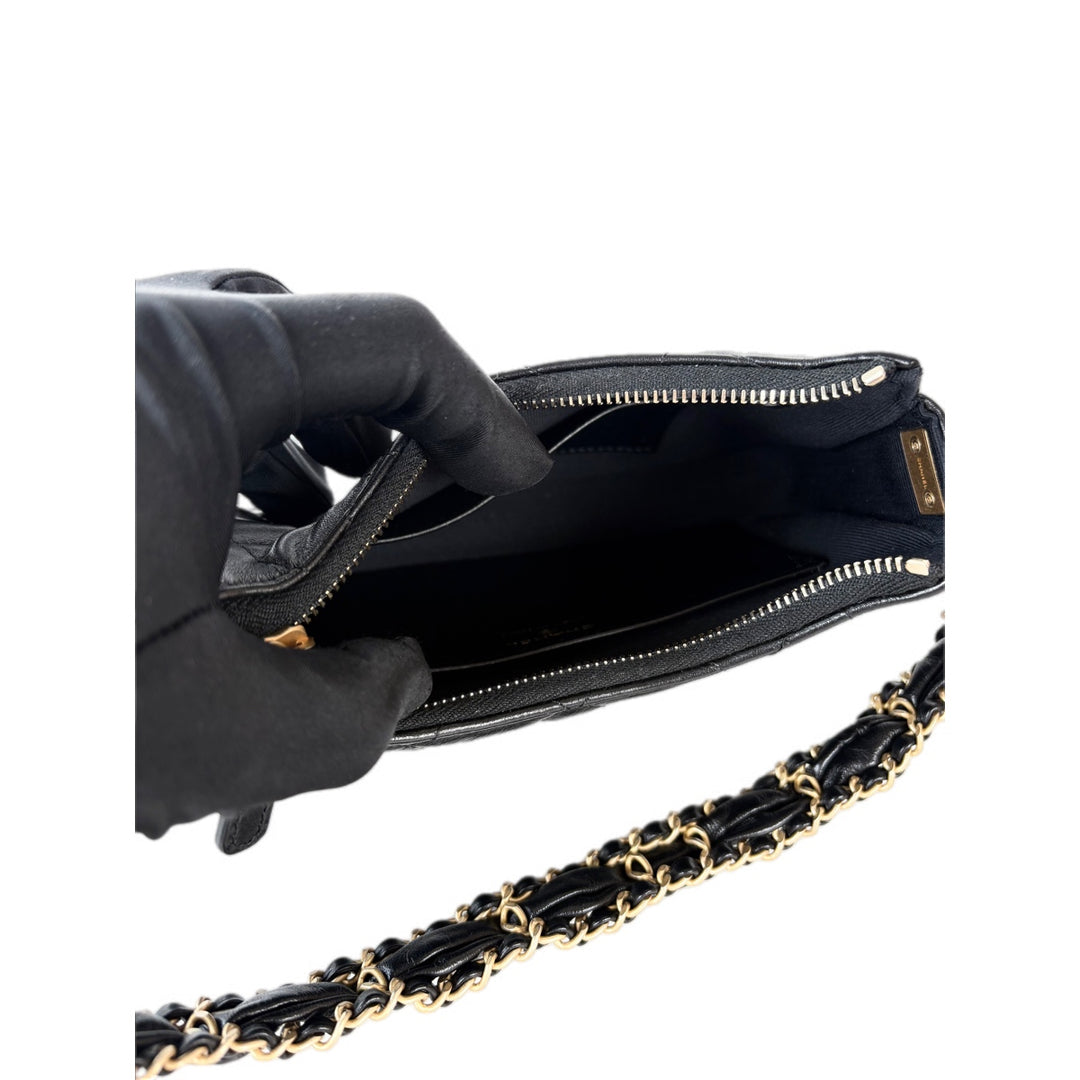 Chanel Hobo Bag Black Small