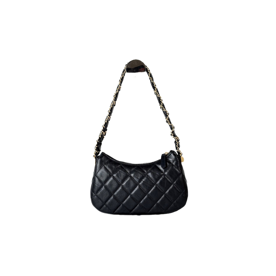 Chanel Hobo Bag Black Small