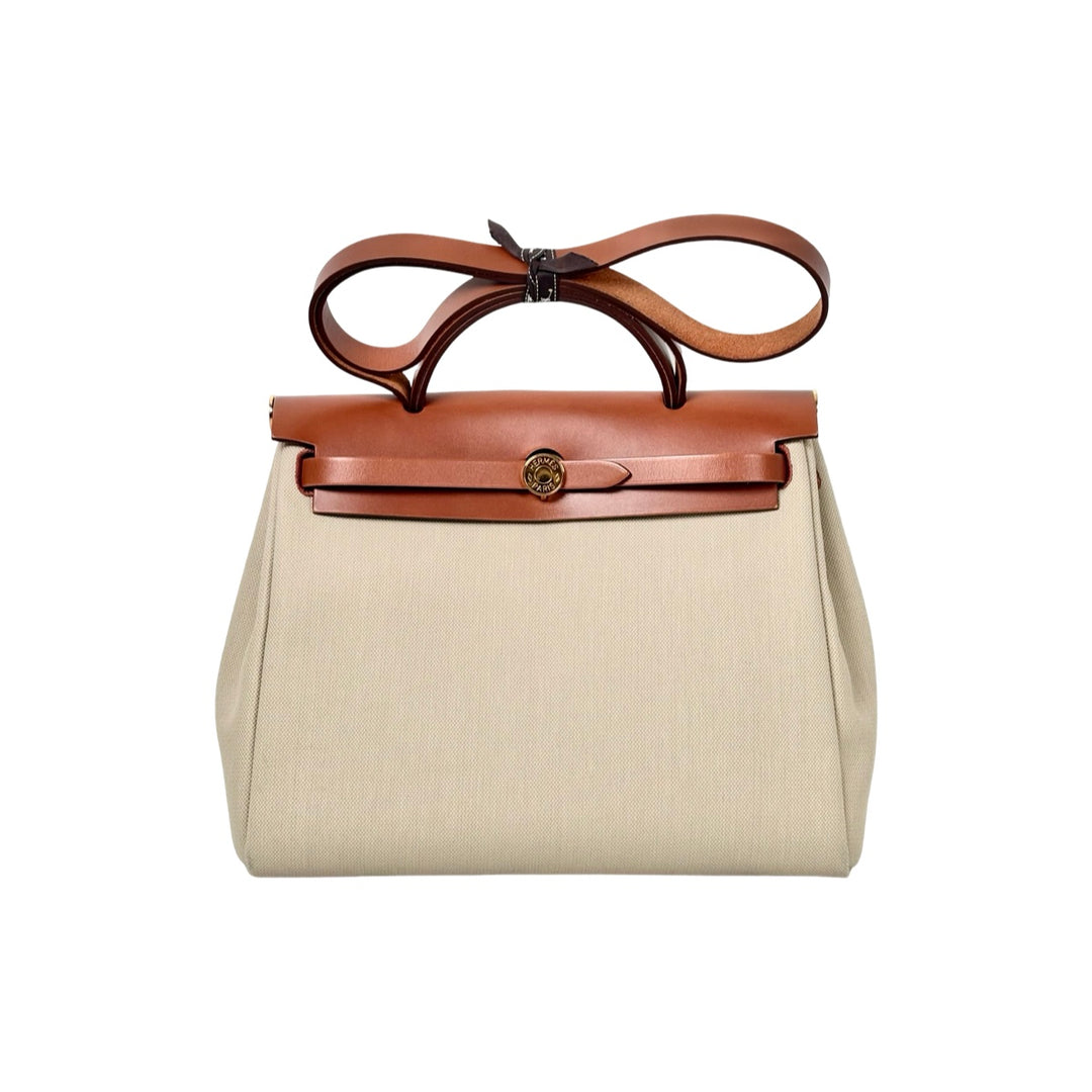 Hermes Herbag Zip 31 Brown