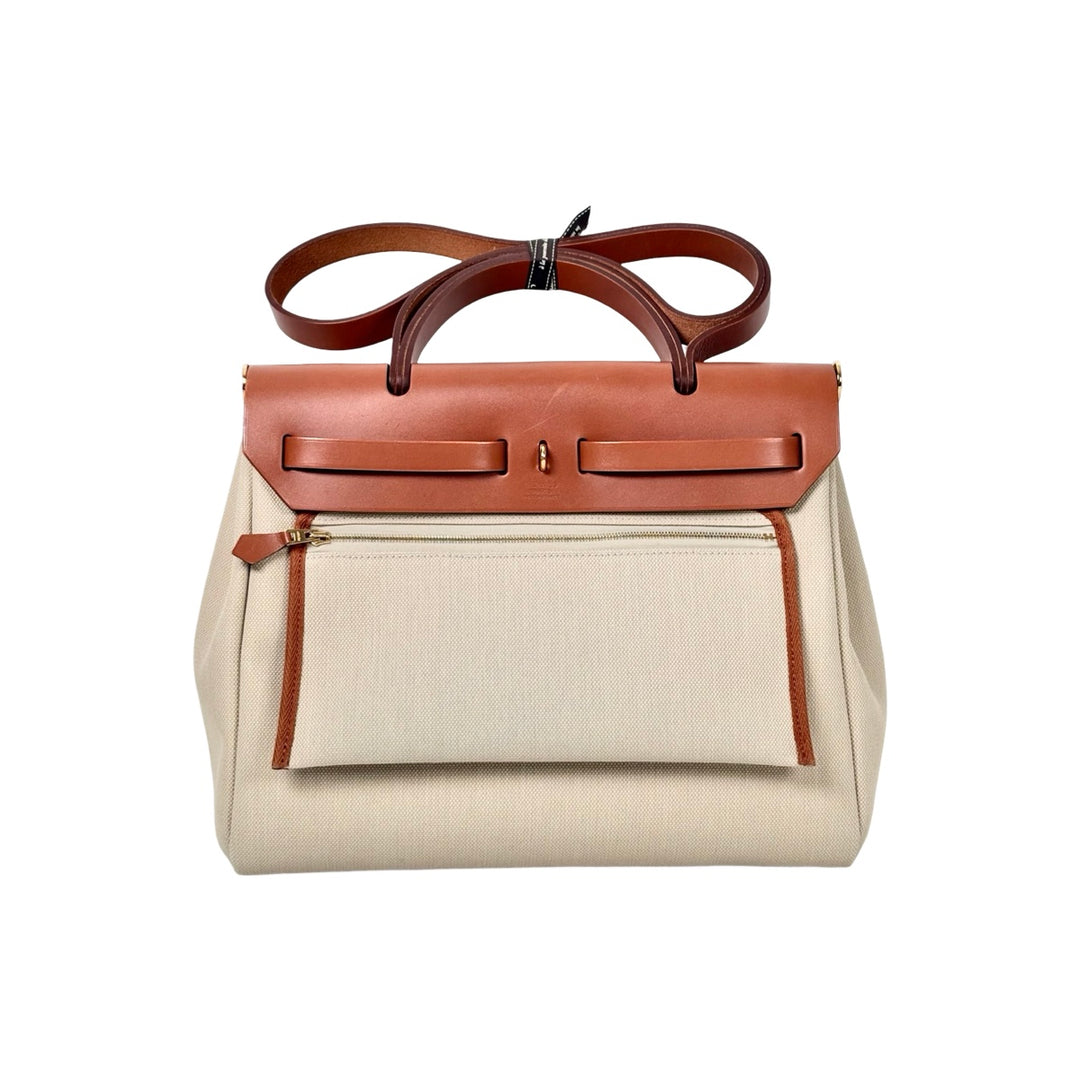 Hermes Herbag Zip 31 Brown