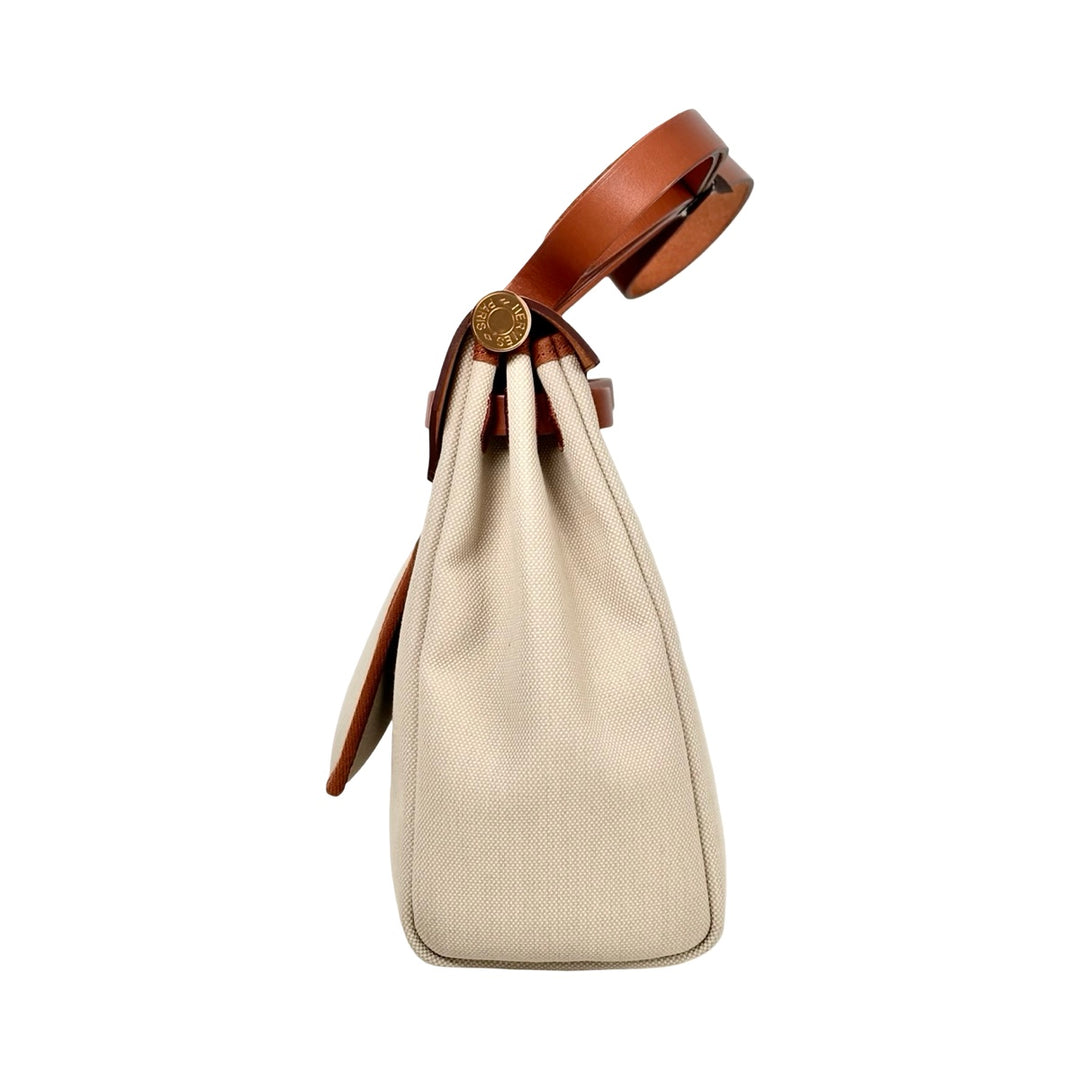 Hermes Herbag Zip 31 Brown