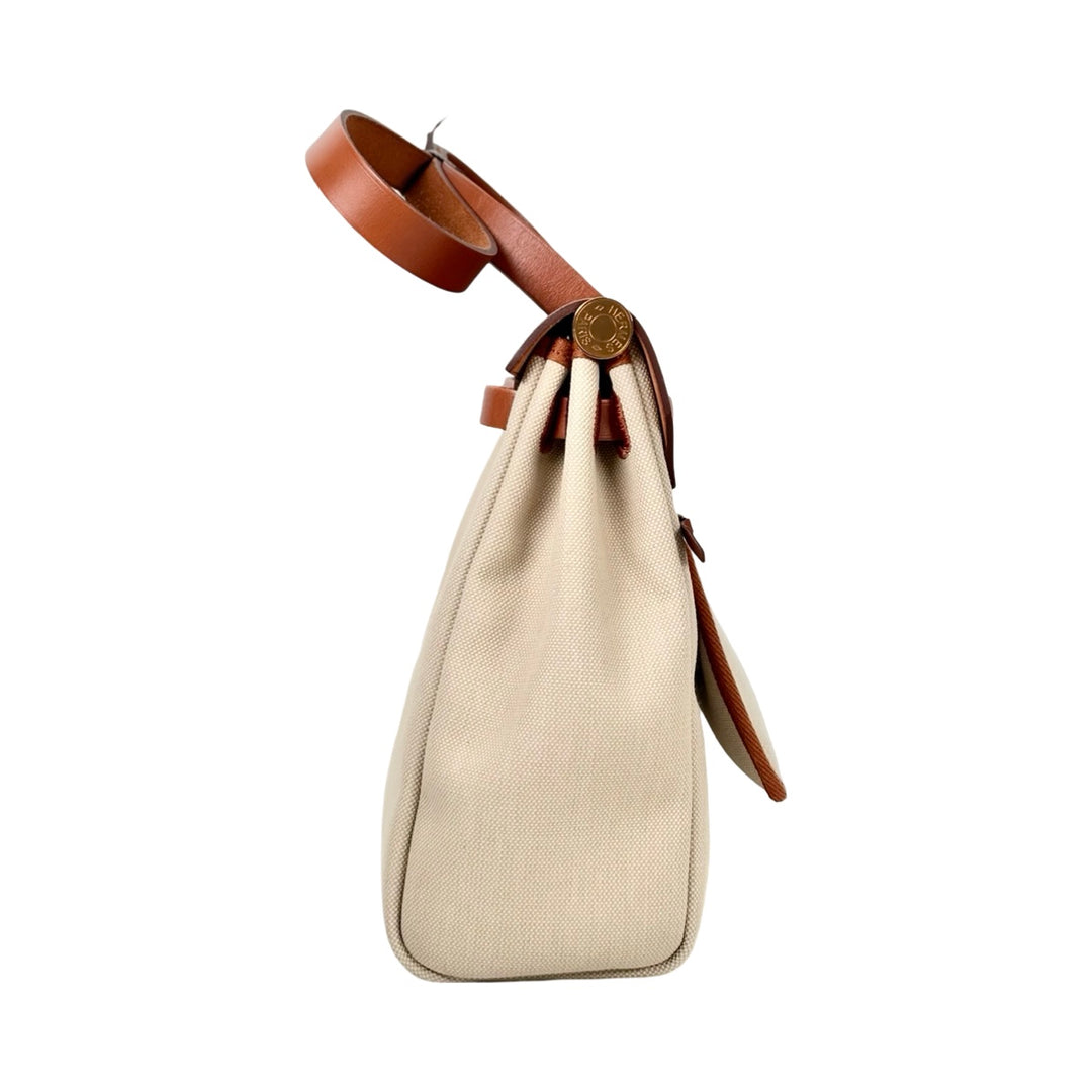 Hermes Herbag Zip 31 Brown