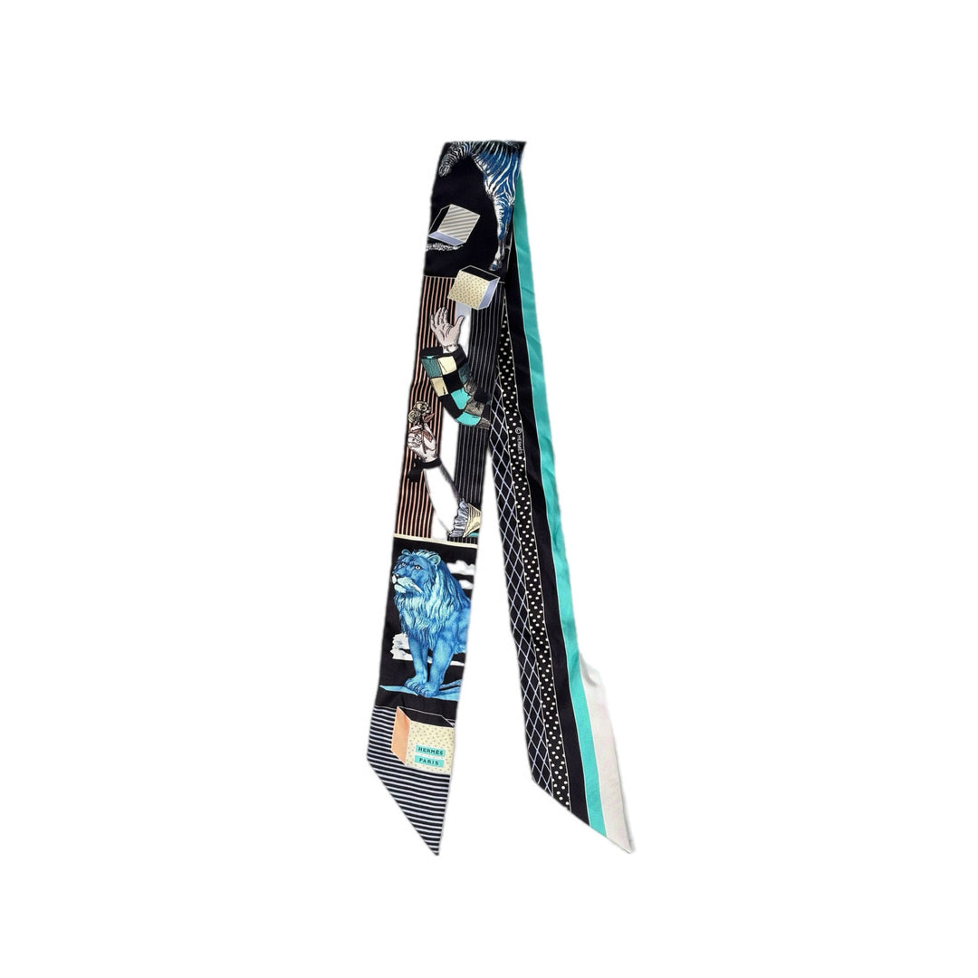 Hermes Used Silk Twilly
