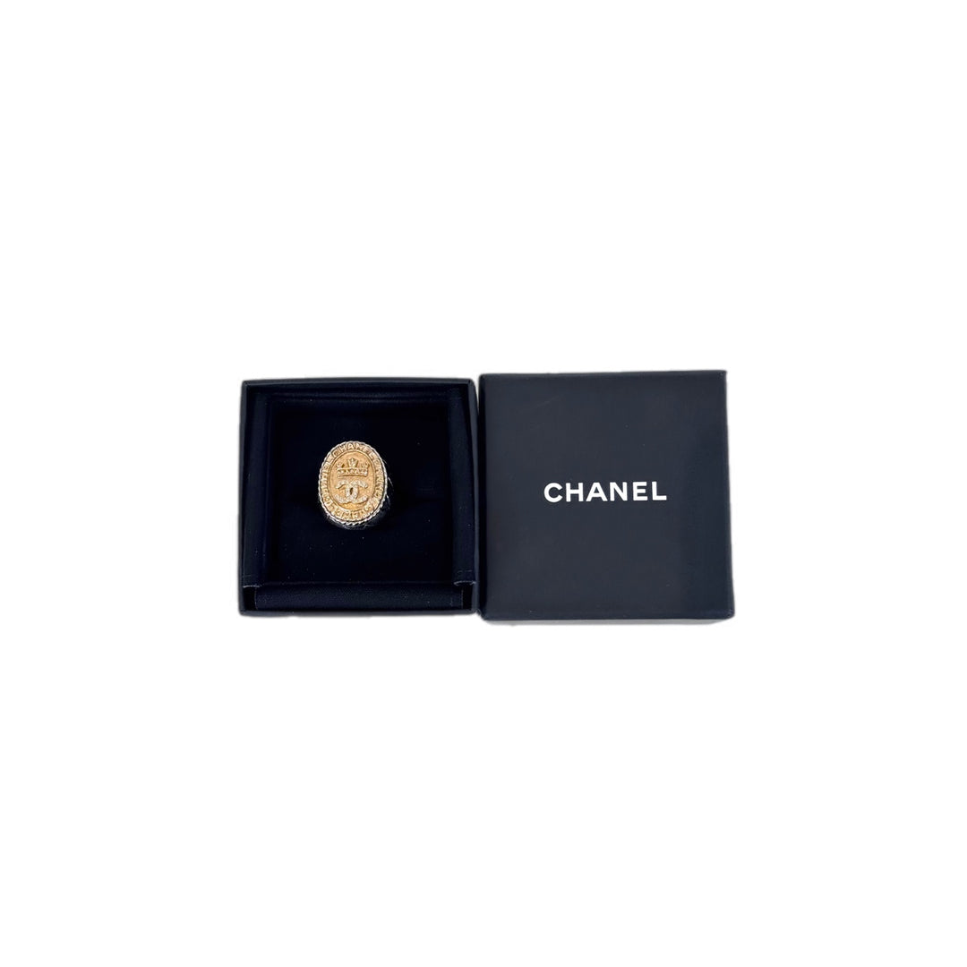 Chanel Crown Signet Ring #52