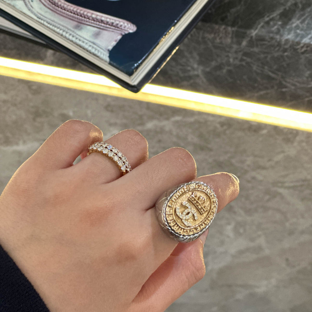 Chanel Crown Signet Ring #52