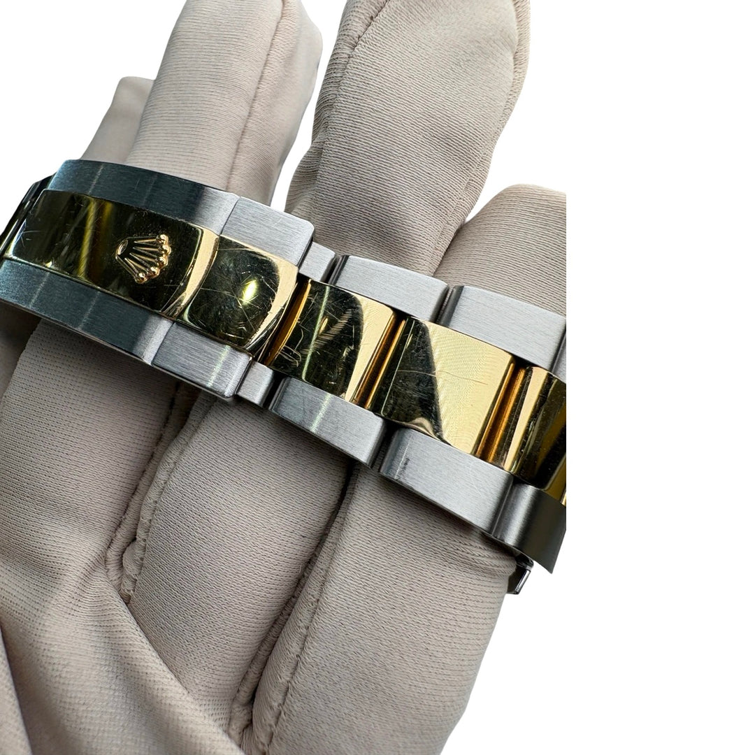 Rolex Datejust 41 mm Black Dial Oystersteel and Yellow Gold