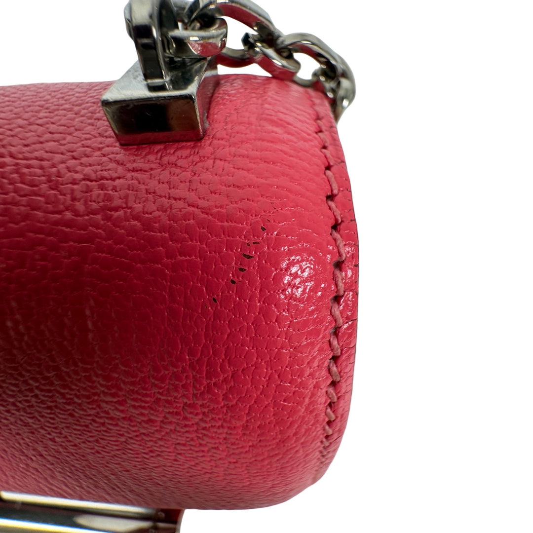 Hermes Rose Lipstick Verrou 17cm Bag