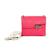 Hermes Rose Lipstick Verrou 17cm Bag